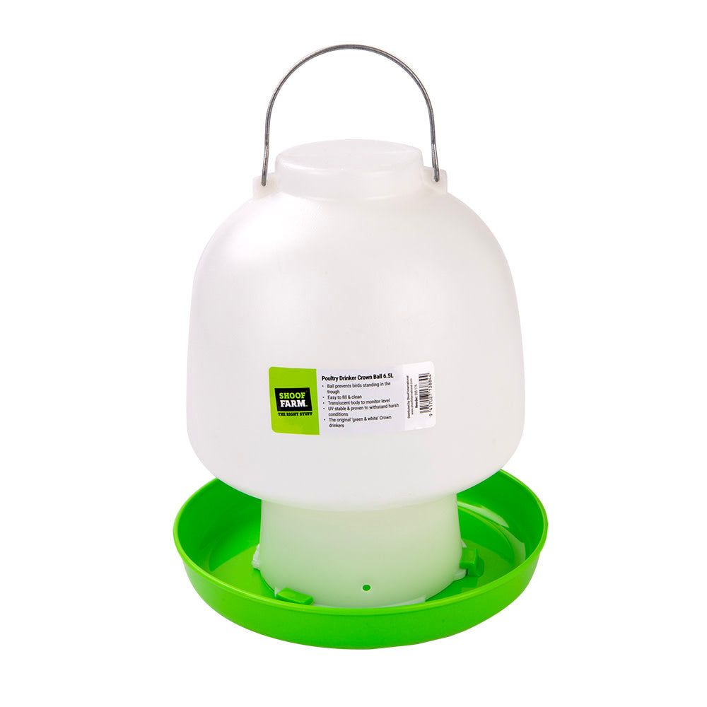 Poultry Drinker Crown Ball 6.5L