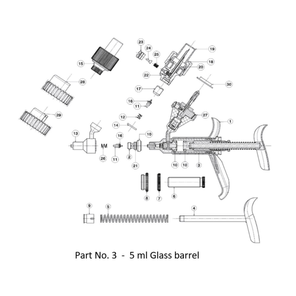 Vaccinator HSW Vet-matic 5ml Barrel