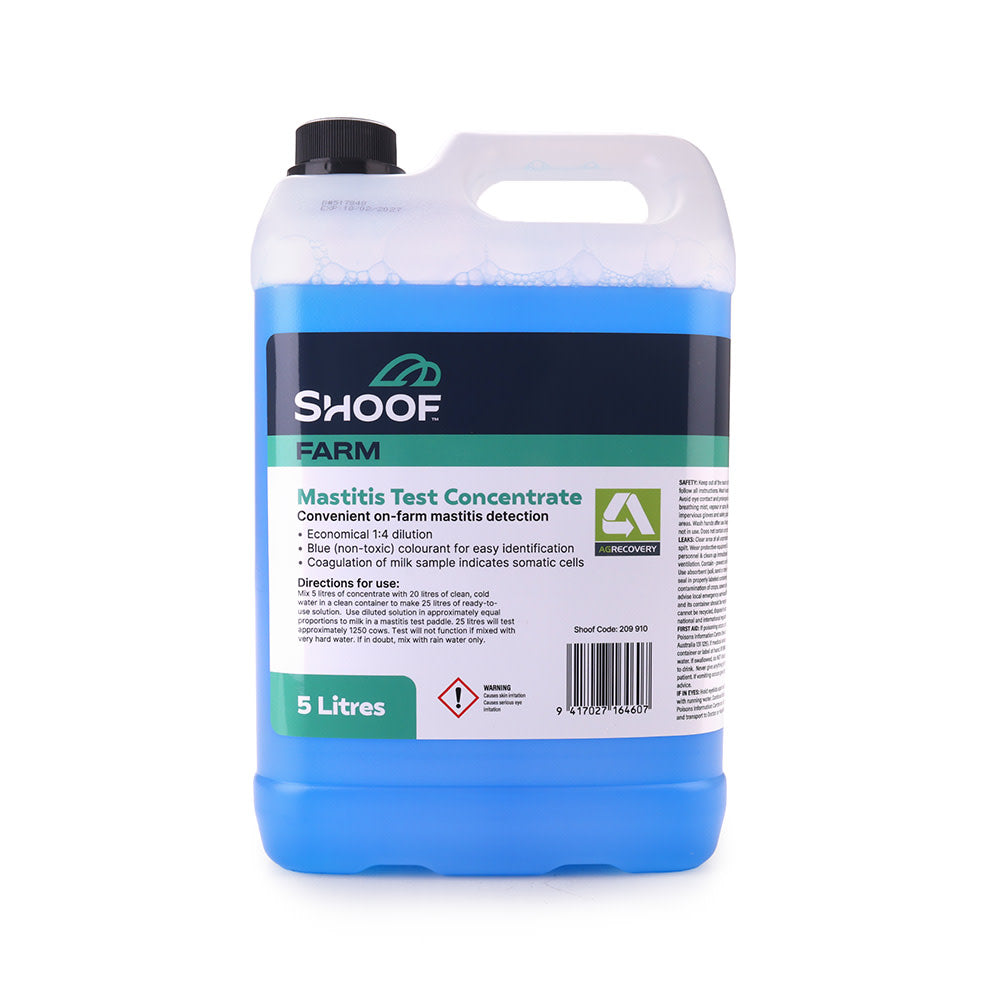 Mastitis Test Concentrate 5 LitresX