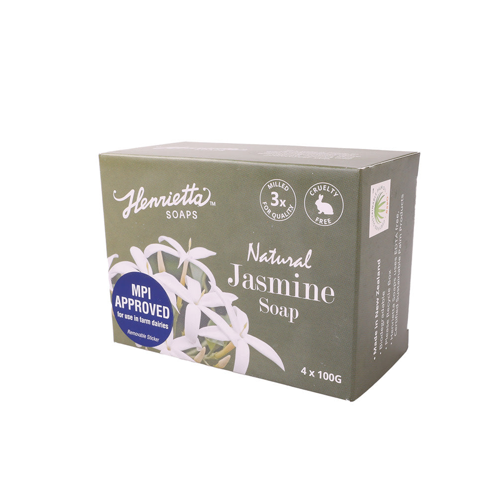 Henrietta Oatmeal Soap Jasmine 4pk