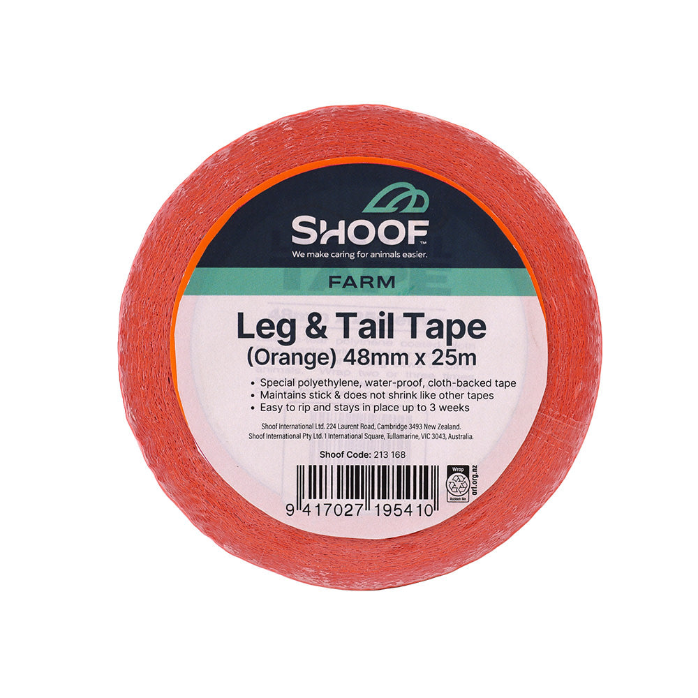 Leg & Tail Tape 25m Orange