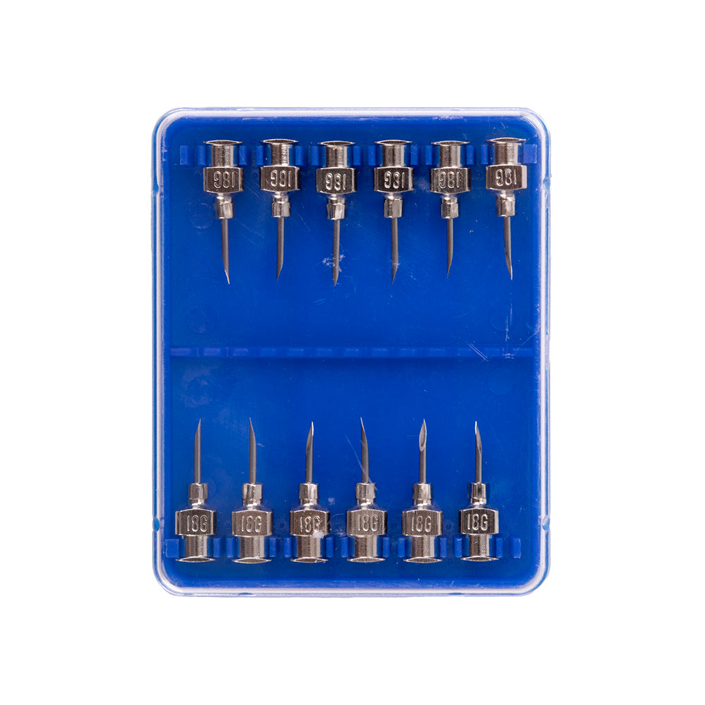 Needles Stainless Steel 18g x 3/8in 12pk