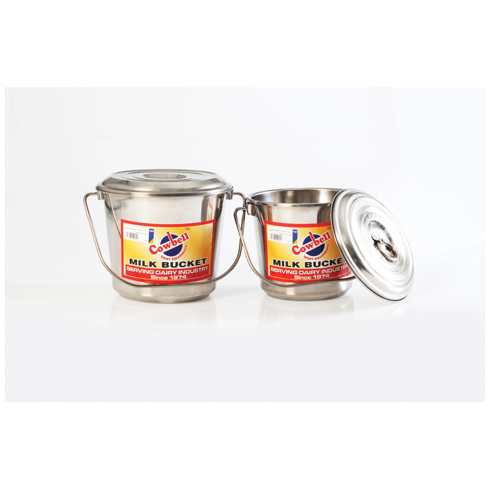 Cowbell Bucket Stainless with Lid 5 L
