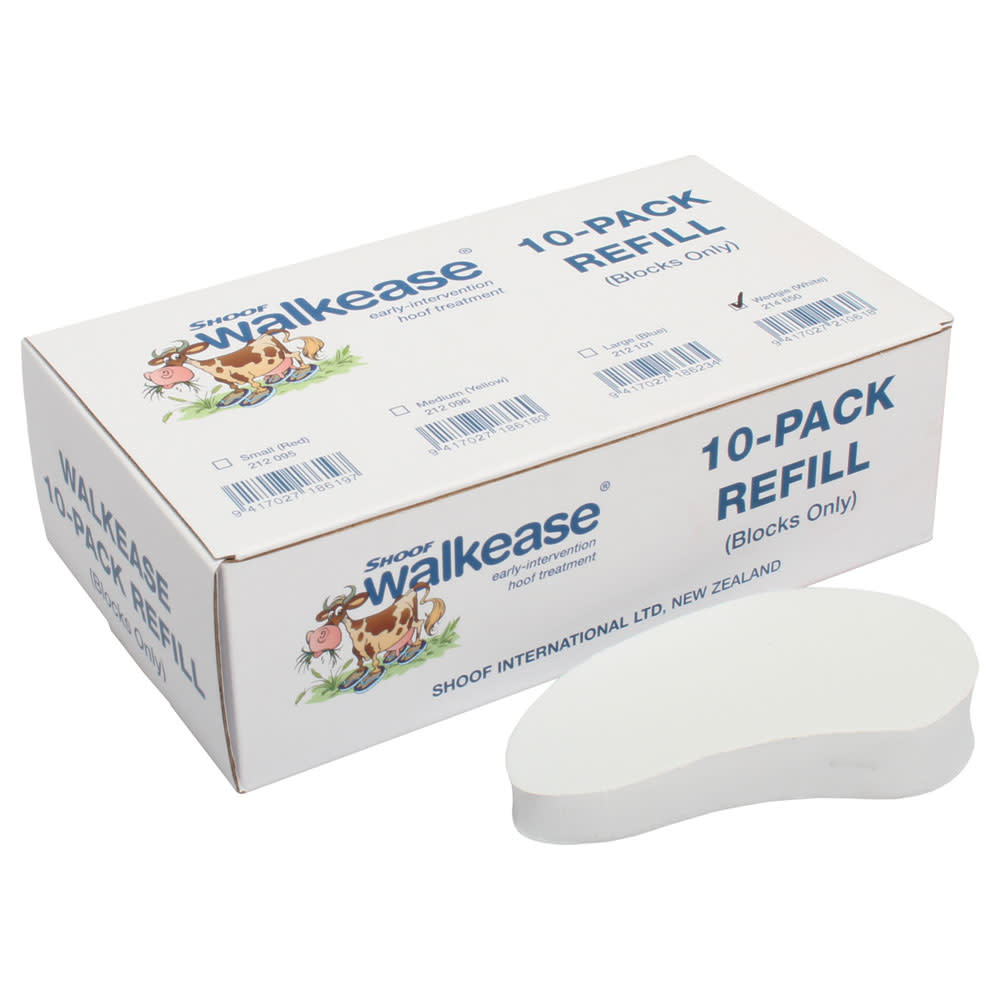 Walkease Blocks-only Wedge (white) 10pk