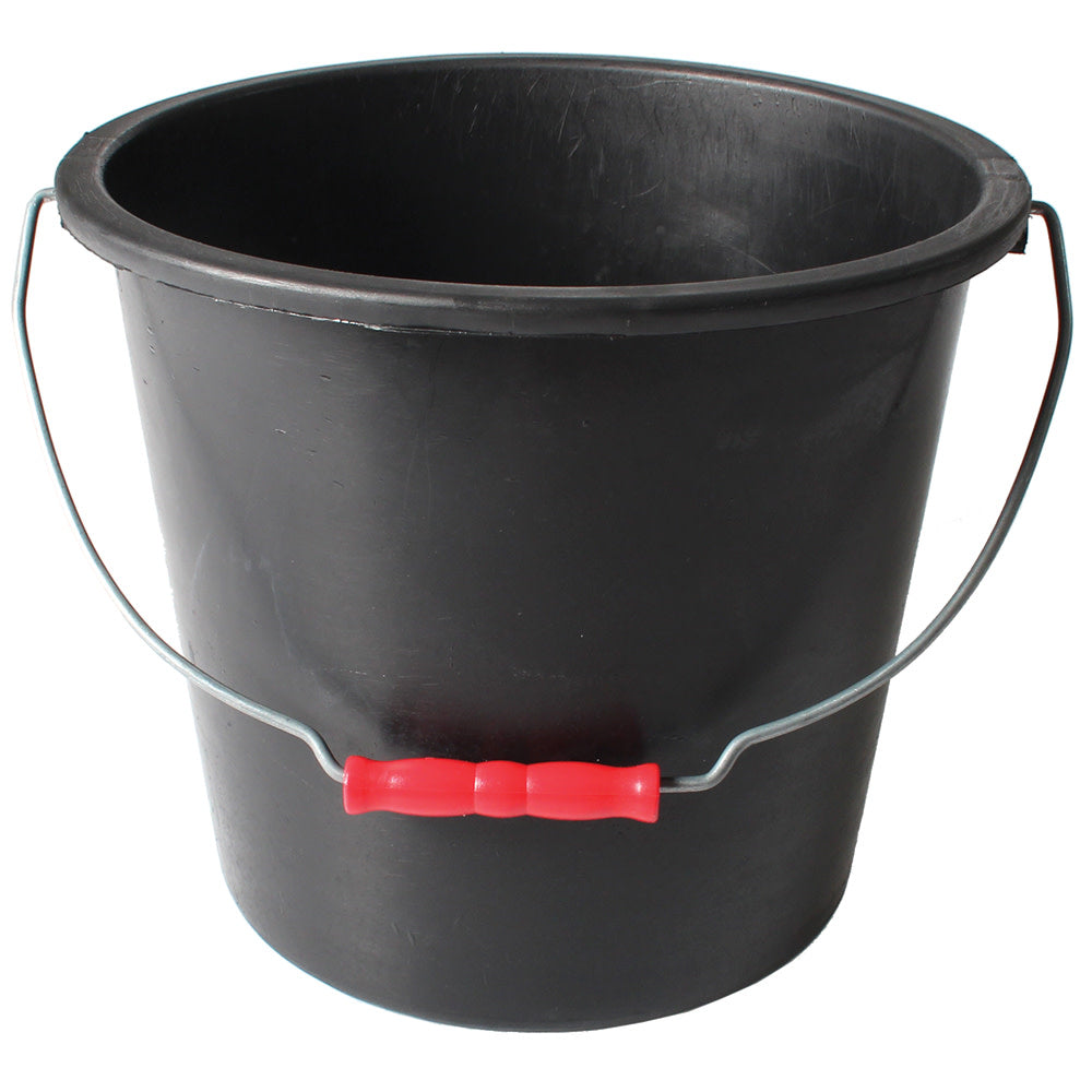 Plastic Calf Bucket 9L Black