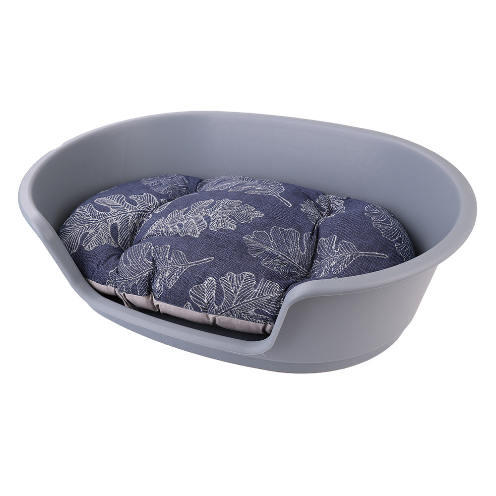 Pet Bed & Cushion Small Grey