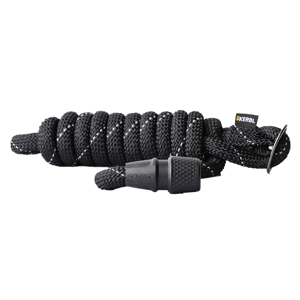GoLeyGo Dog Leash cpt Sm Rope Black