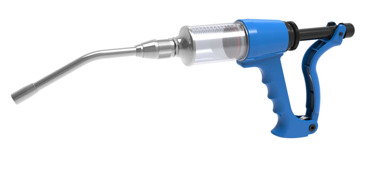60mL Plastic Non- Automatic Cattle Drencher Increments: 2.5mL Major Service Kit: WX1339 Accessories:  WFHCAXXN505-50,  WX1506
