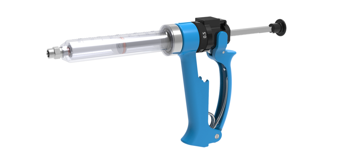 Semi-Automatic 25mL Metal Ezi-Grip Repeater  Increments: 0.5mL