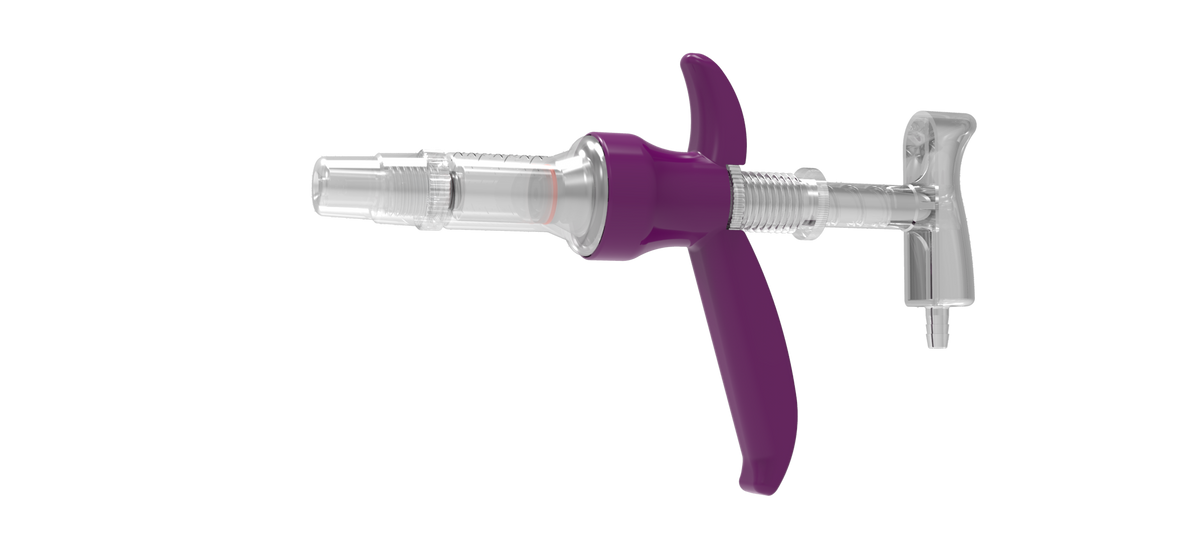 3mL ‘Handy‘ Plastic Variable Injector - Purple 10 Pack