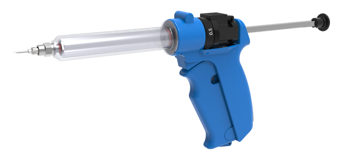 Semi-Automatic 25mL Plastic Pistol Grip Repeater Increments: 0.5mL