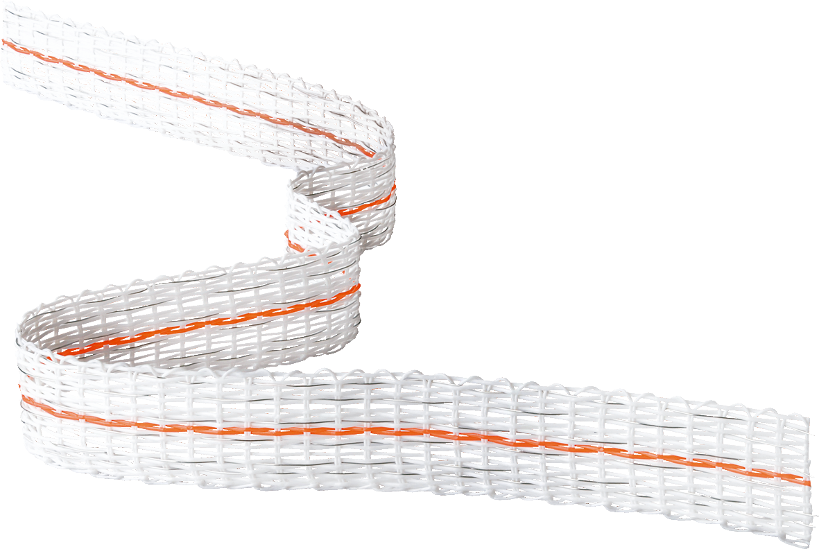 Politape 12mm x 400m - White (6,900 ohms/km resistance)