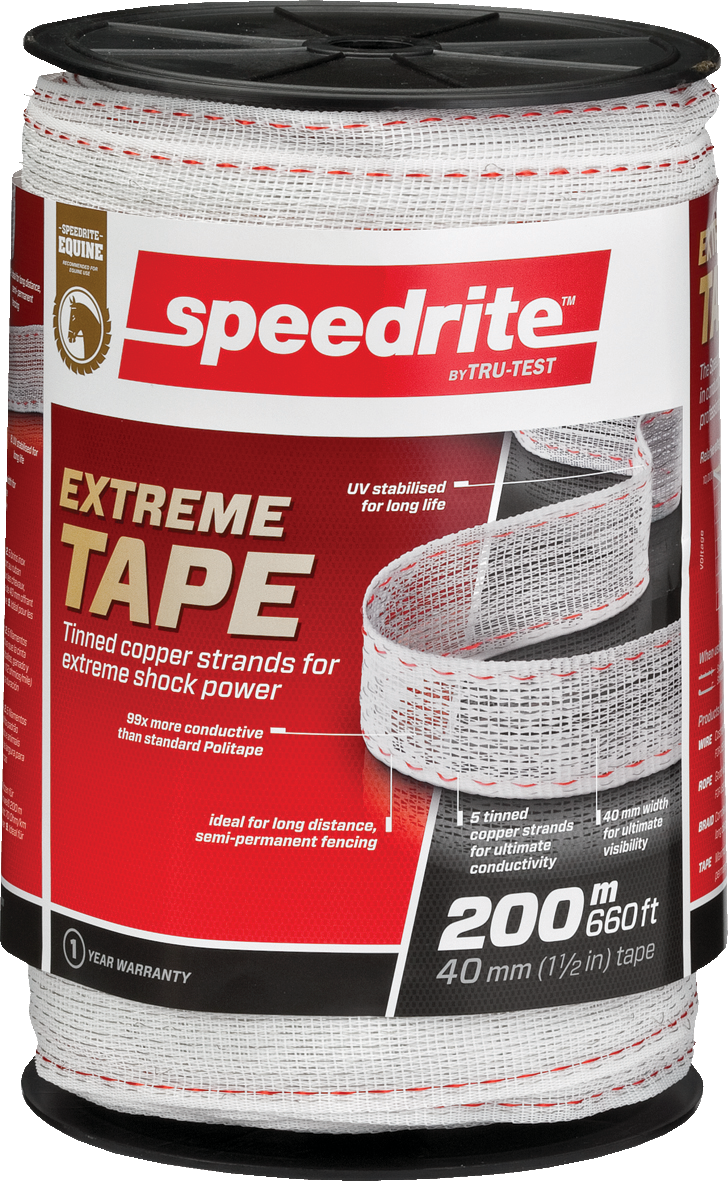 Extreme Tape 40mm x 200m (70 ohms/km resistance)