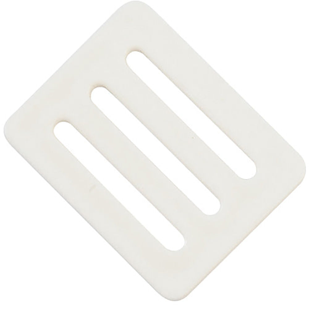 TaraBuckle 40mm Flat Nylon (white) each