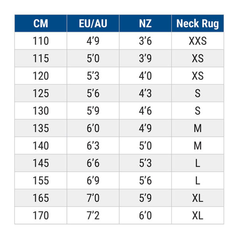 Bucas Rug Smartex T/O Blue 140cm/6'3